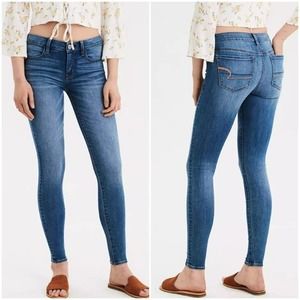 American Eagle Outfitters Blue Jeggings